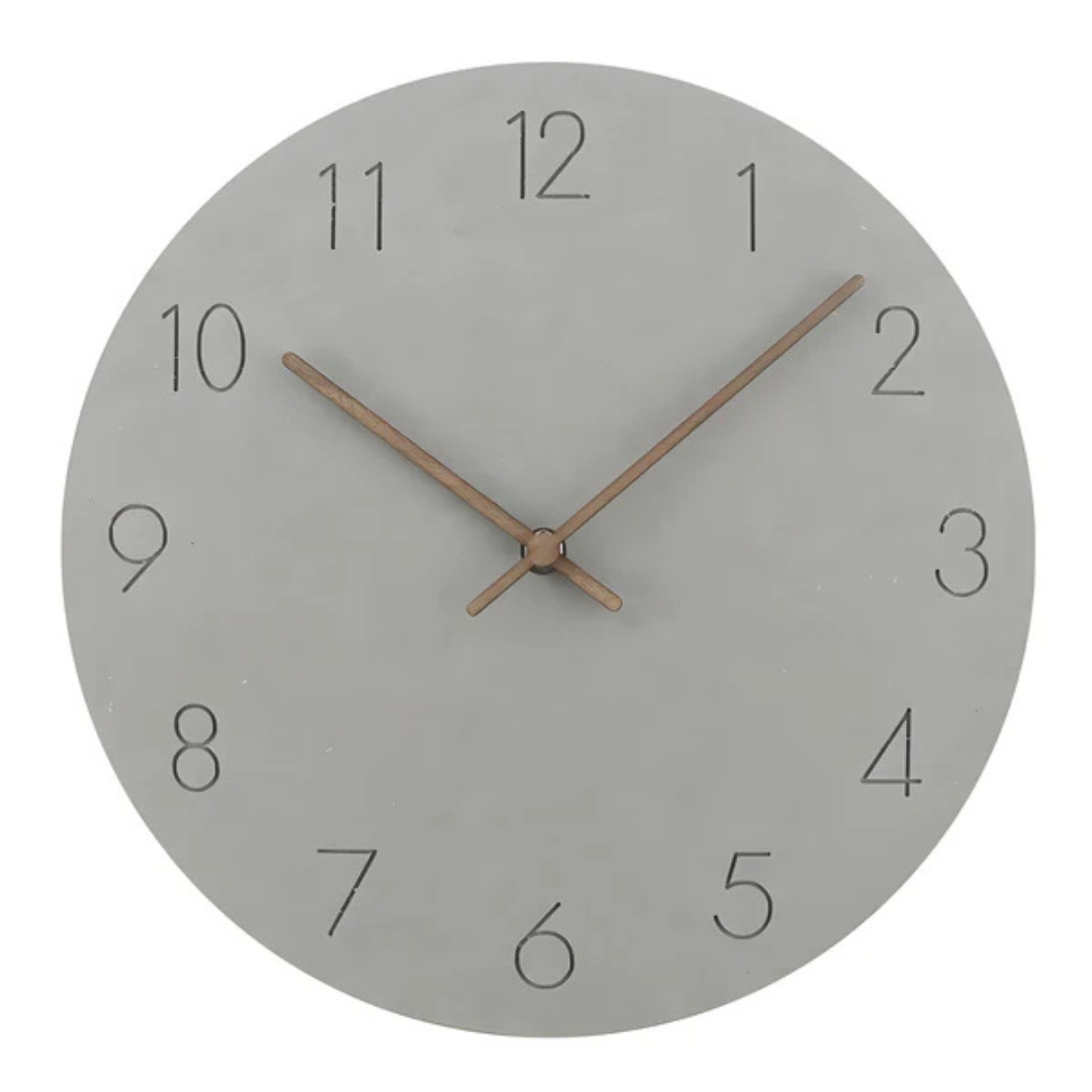 Fjell Minimalist Wood Wall Clock product photo