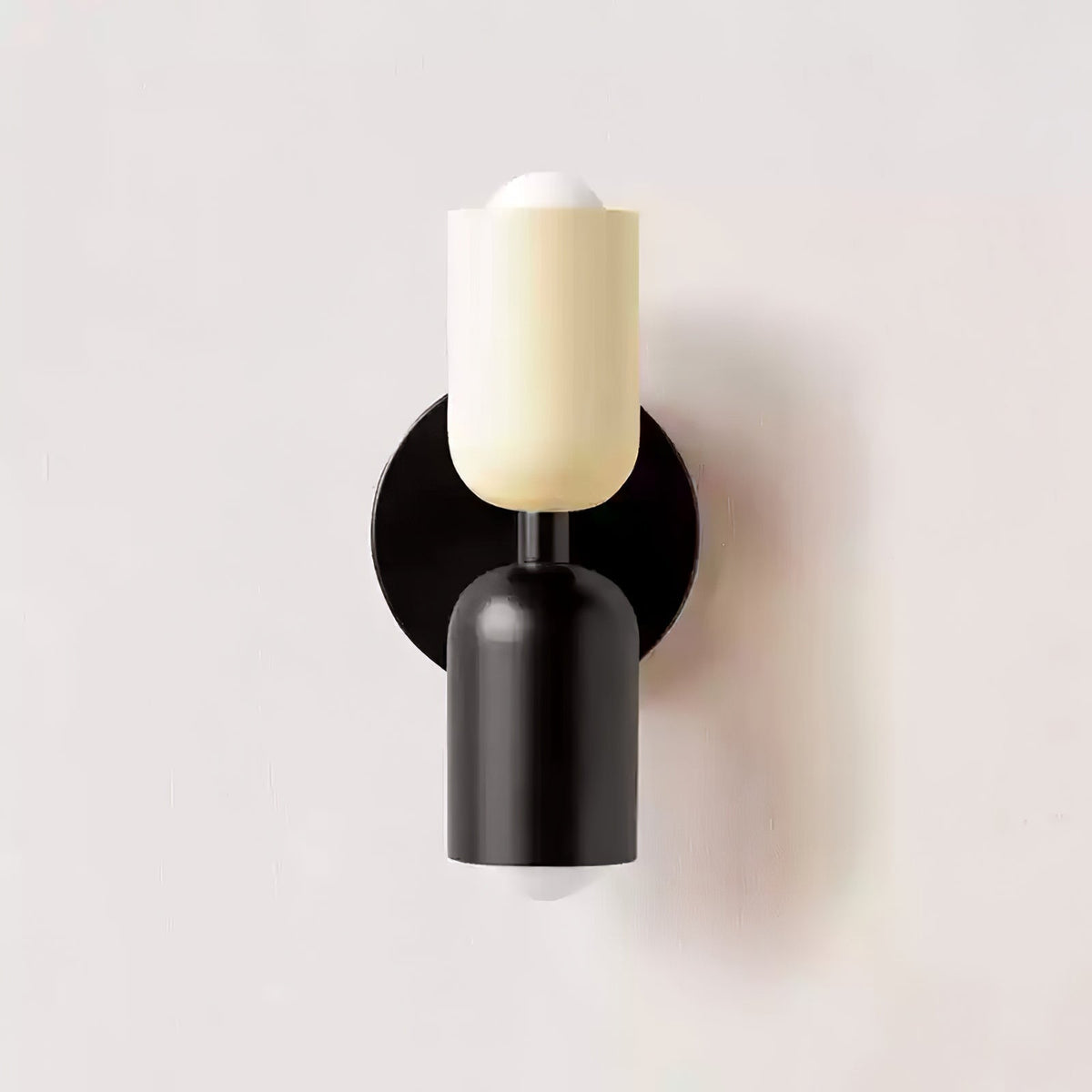 Dual Glow Wall Sconces Two Light Up Down Plug In Cord Switch Bedroom Living Room