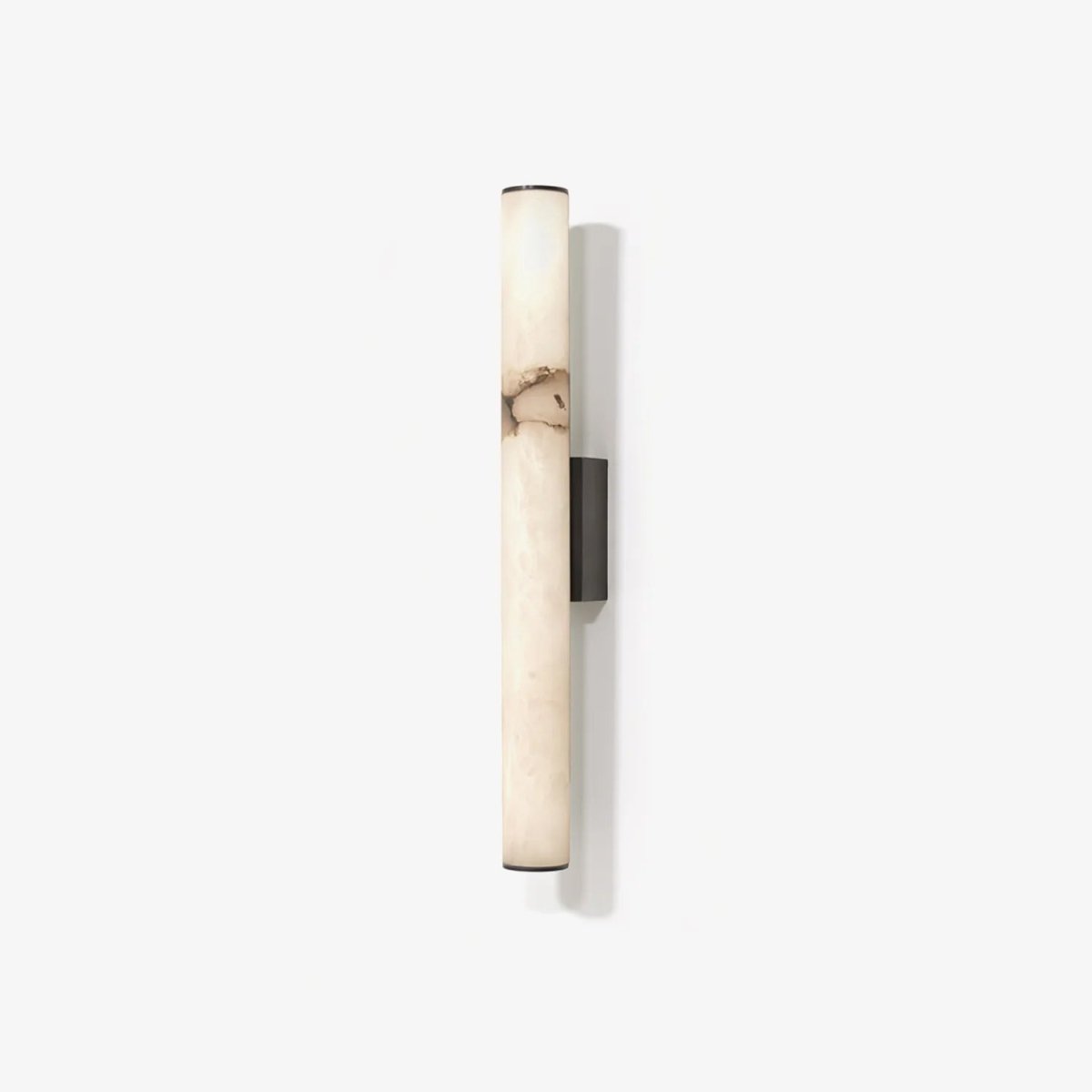Warm White LED Wall Light Cylinder Linear Sconce Copper Accents Indoor Lighting