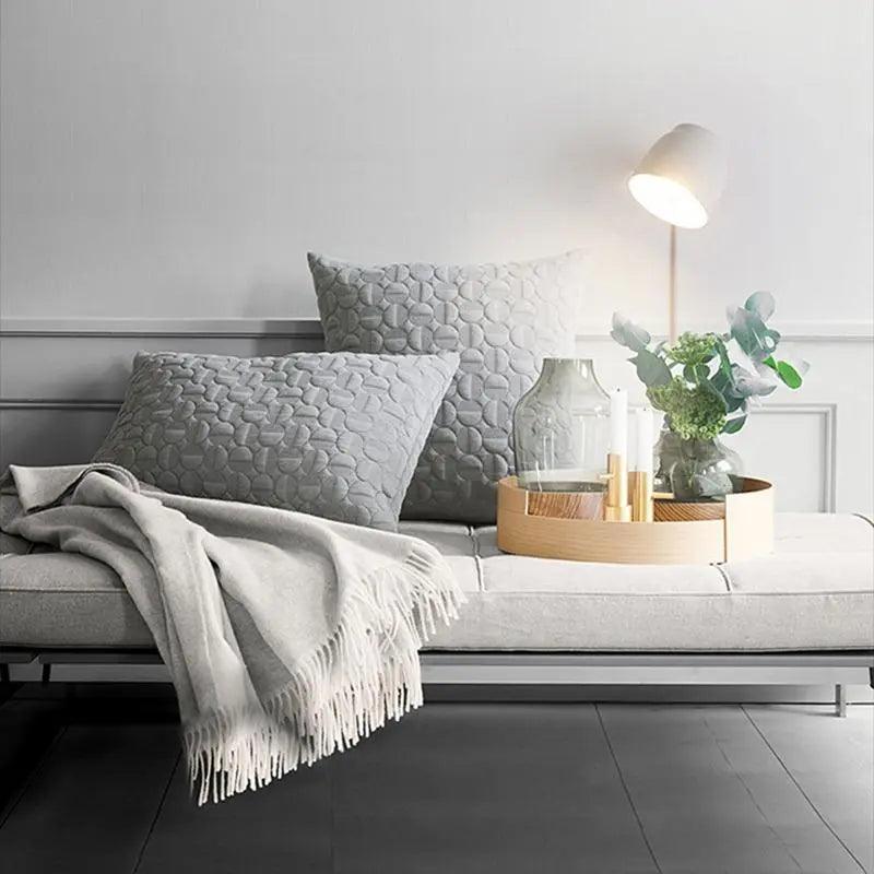 Nordic Plug-In Wall Sconce Dome Shade Wood Arm 3 Color Bedside Reading Light