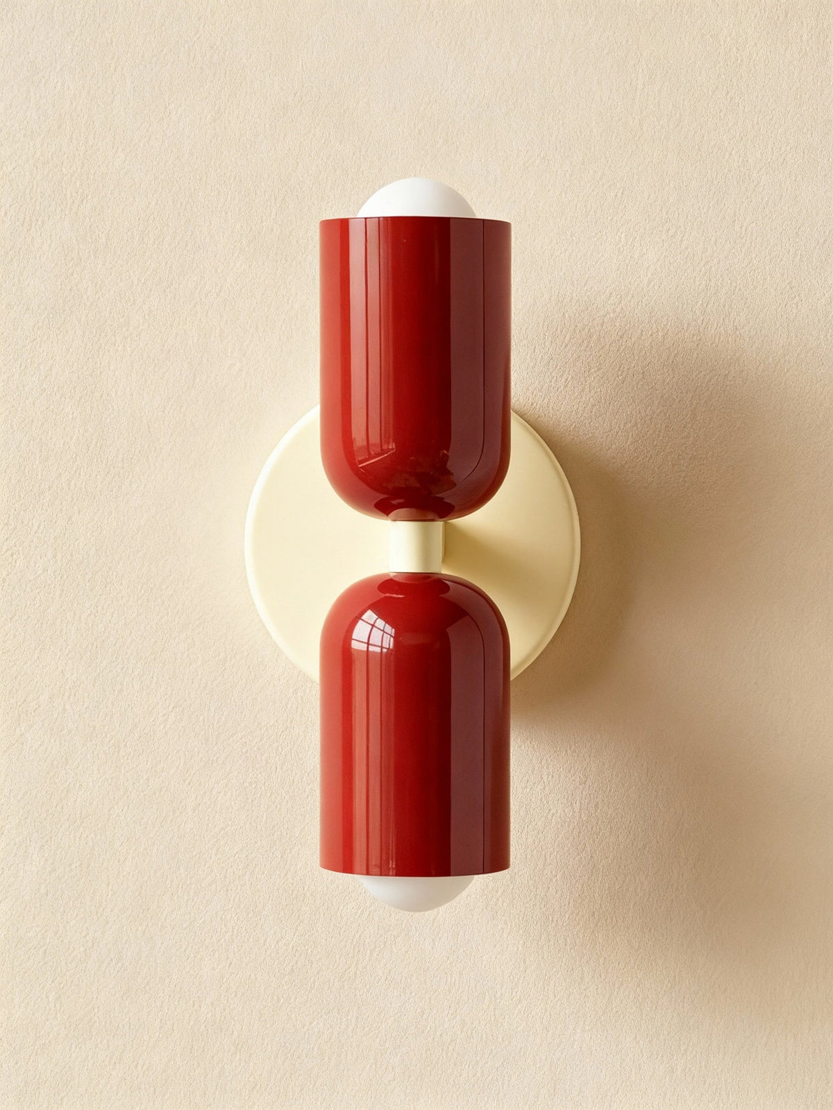 Wall Sconces Modern Dual Light Up Down Cylinder Dome Shade Indoor Wall Lamp