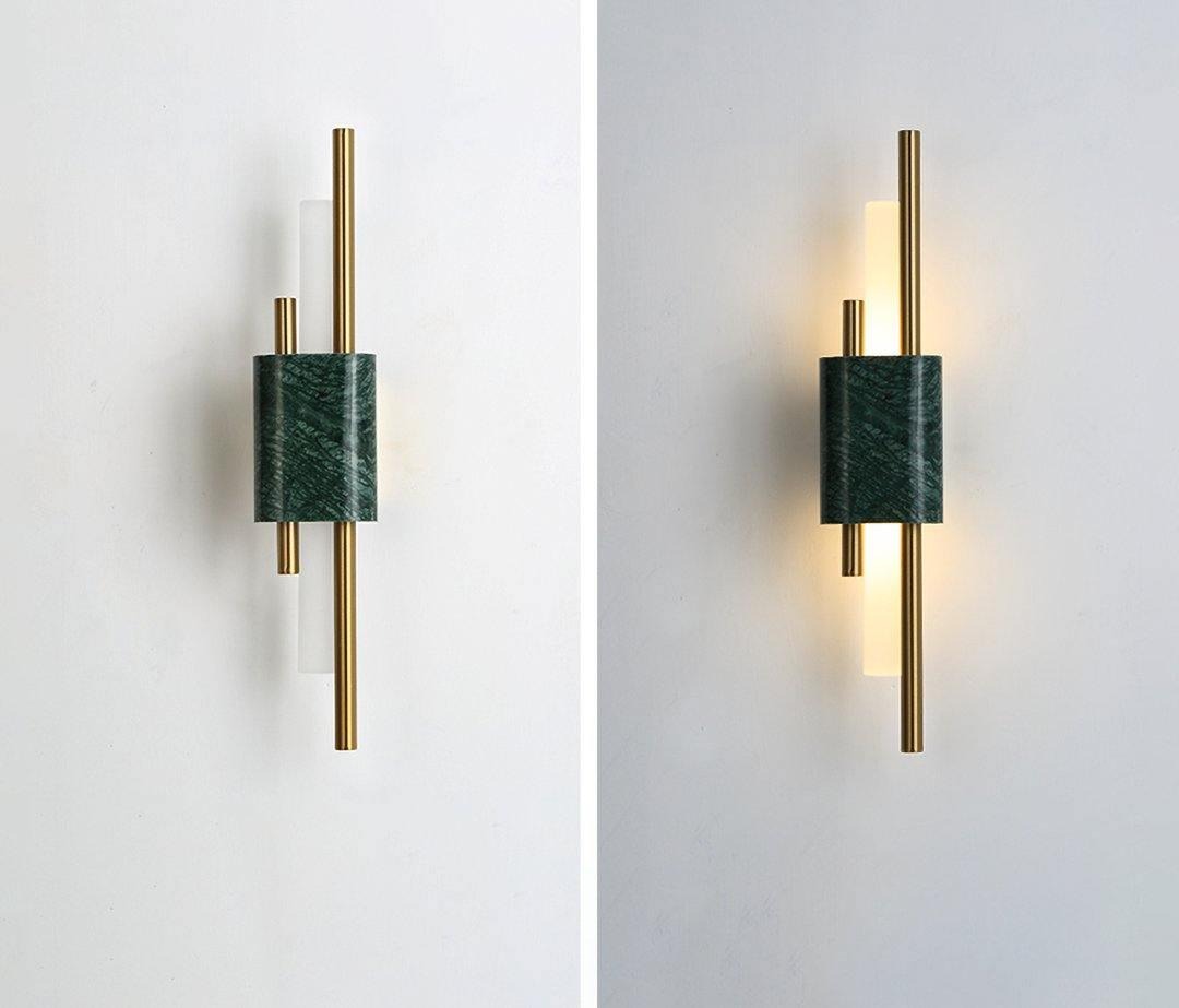 Alcochete wall sconce marble veining variation