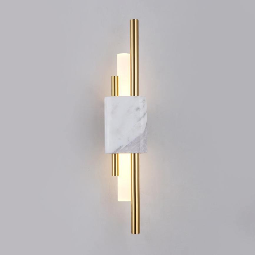 Alcochete wall sconce white marble variant short size