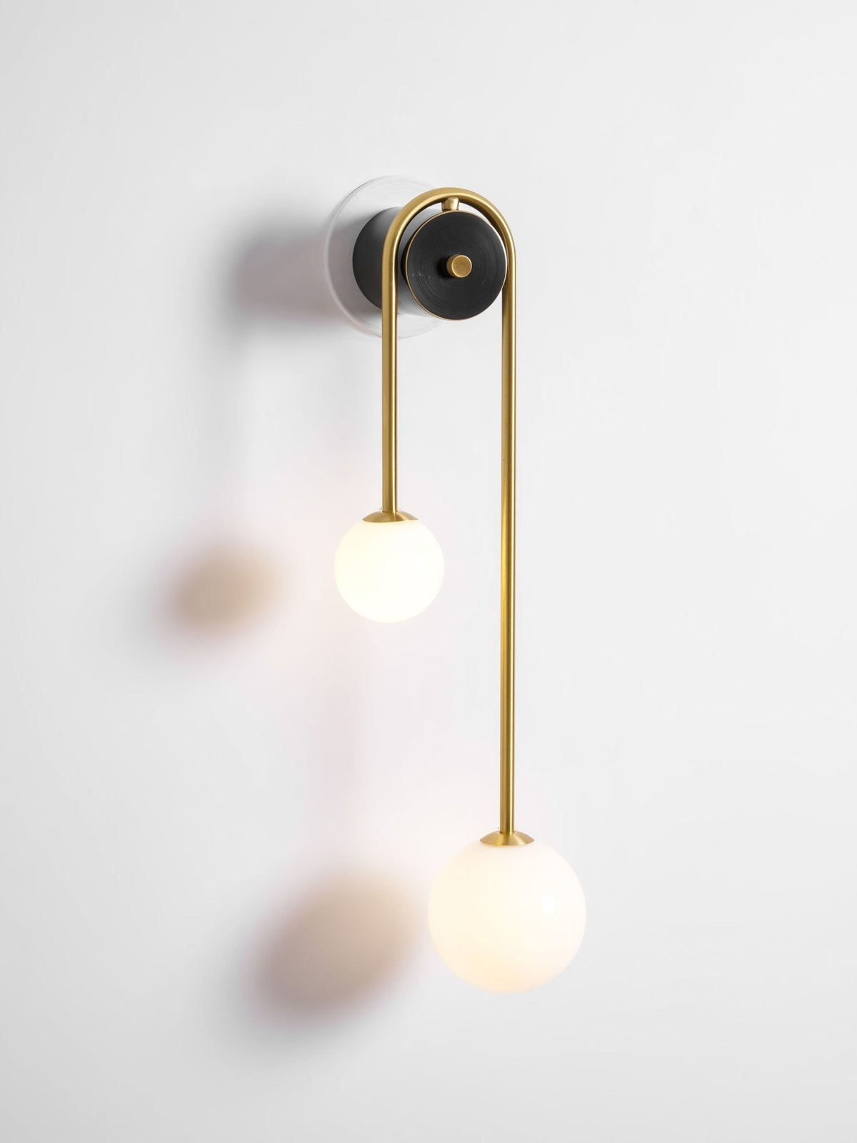 Alcoutim wall sconce arm curvature close-up detail