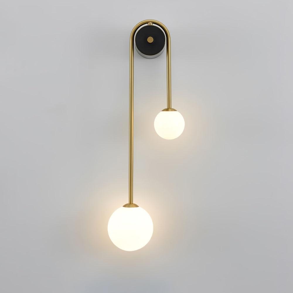 Alcoutim wall sconce Gray Black finish installed