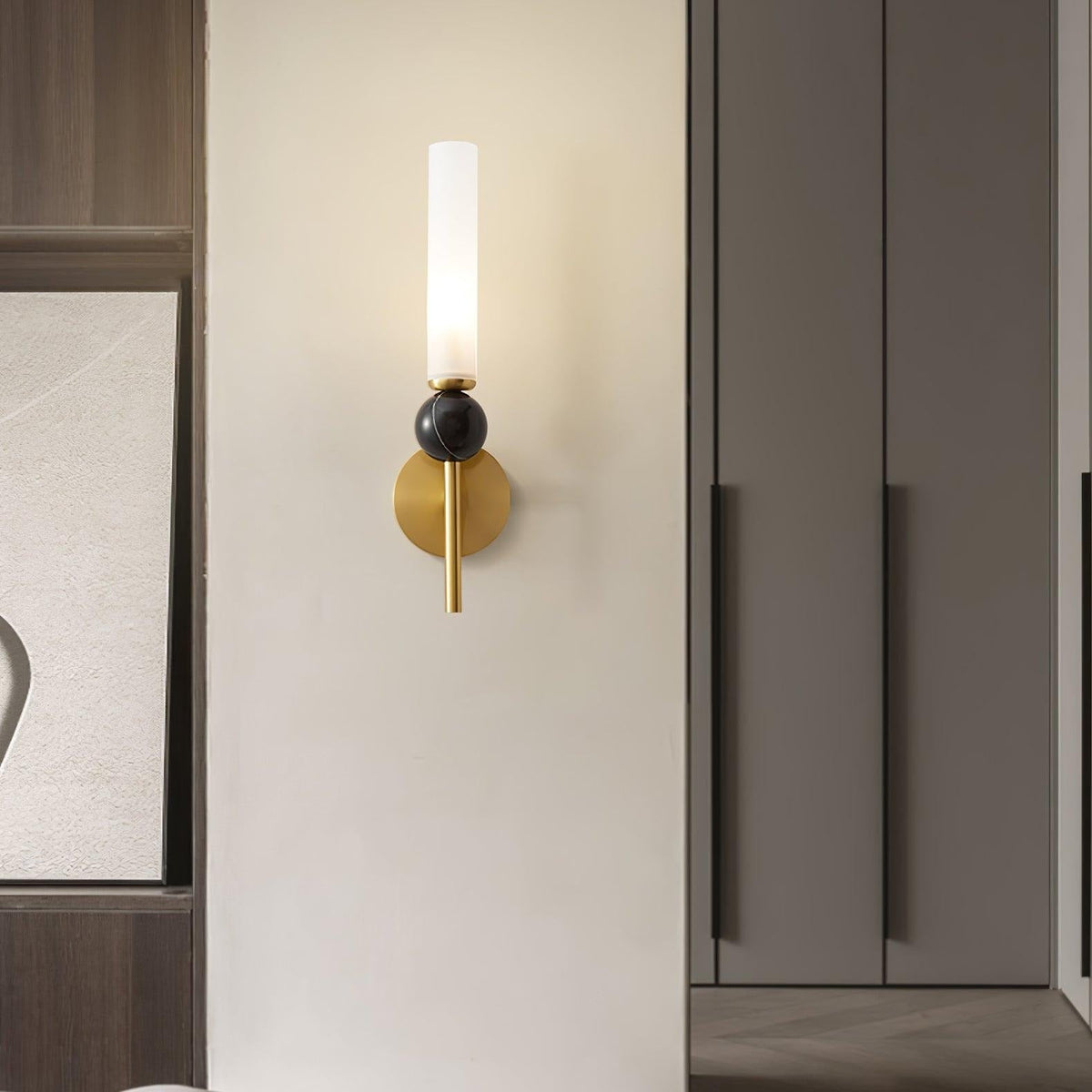 Aljezur wall sconce all three model sizes arranged for comparison