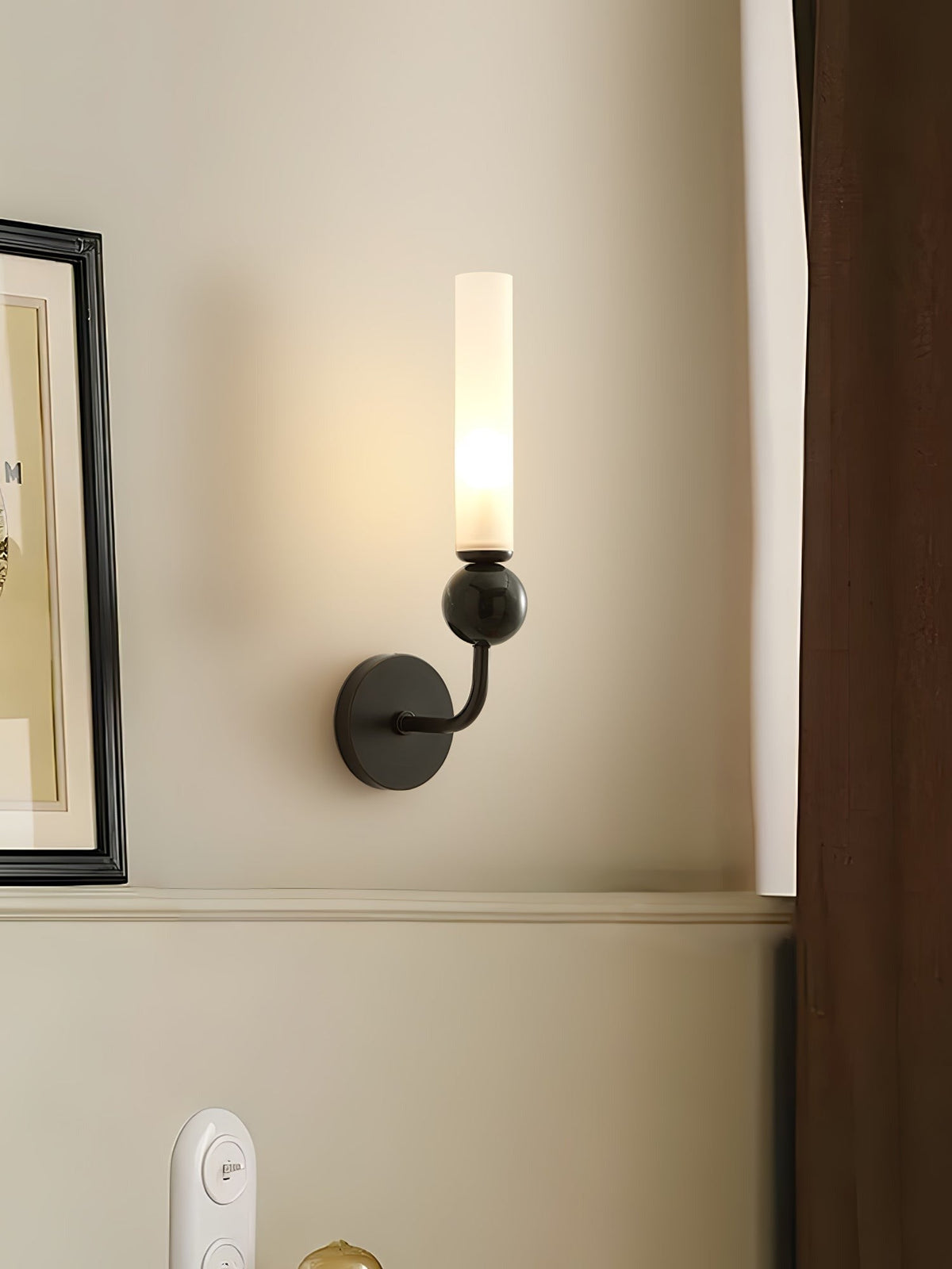 Aljezur wall sconce in office or study space, accent lighting