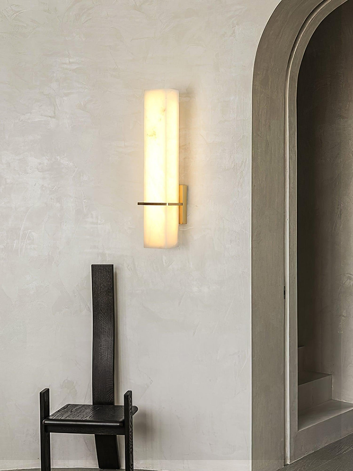 Amieira sconce in contemporary living room accent lighting