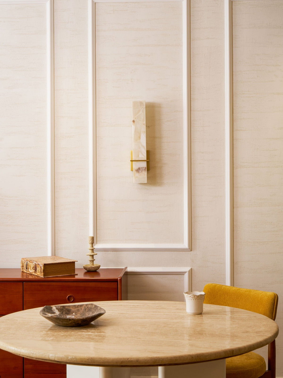 Amieira sconce variant comparison, brass vs. nickel