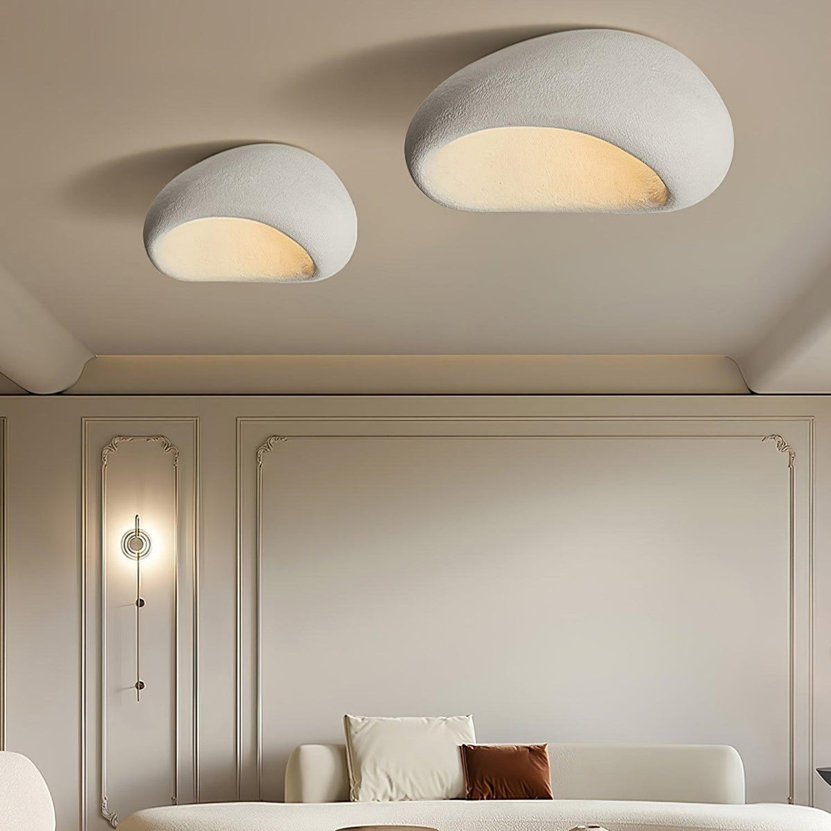 Celestia Textured Cloud Ceiling Light – view 13