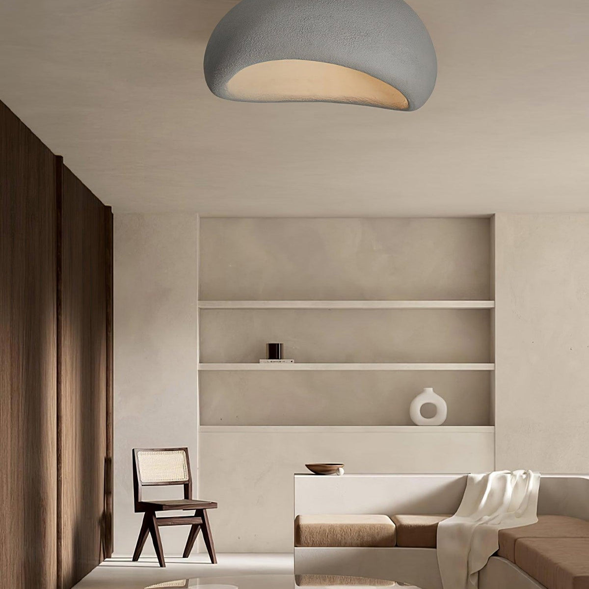 Celestia Textured Cloud Ceiling Light – view 21