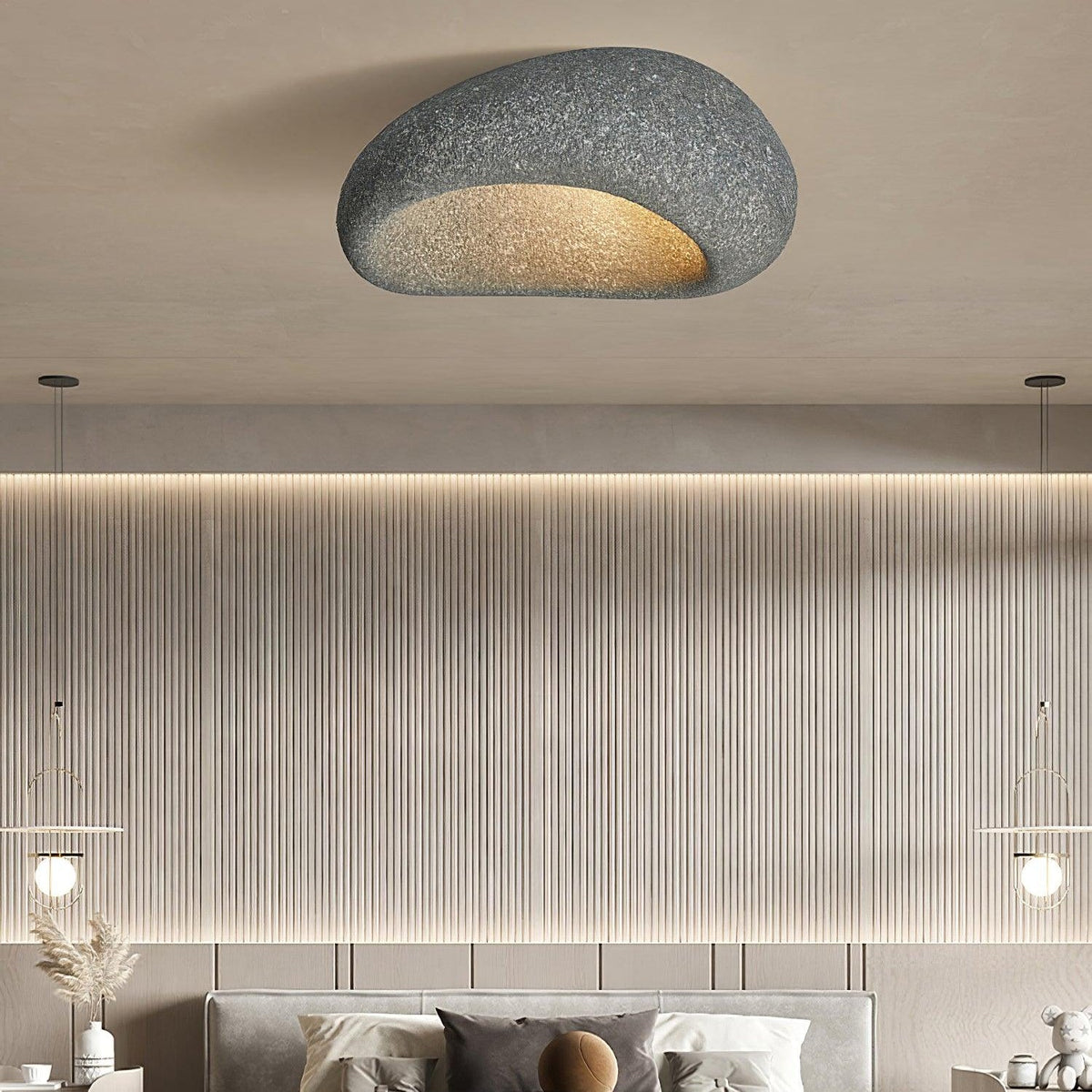 Celestia Textured Cloud Ceiling Light – view 25