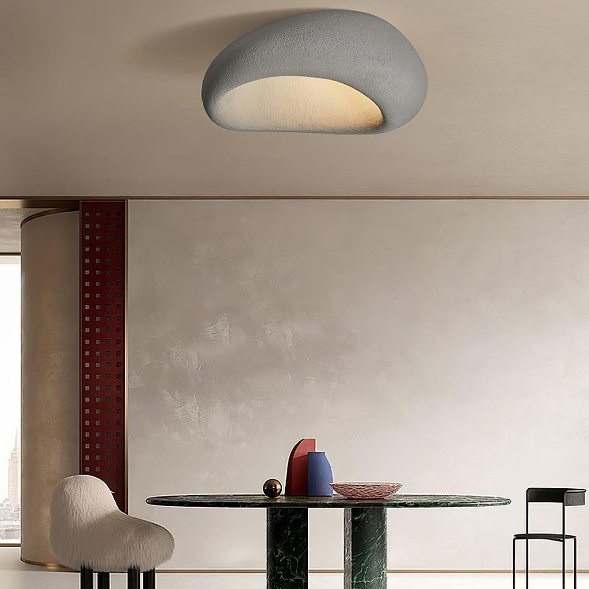 Celestia Textured Cloud Ceiling Light – view 29