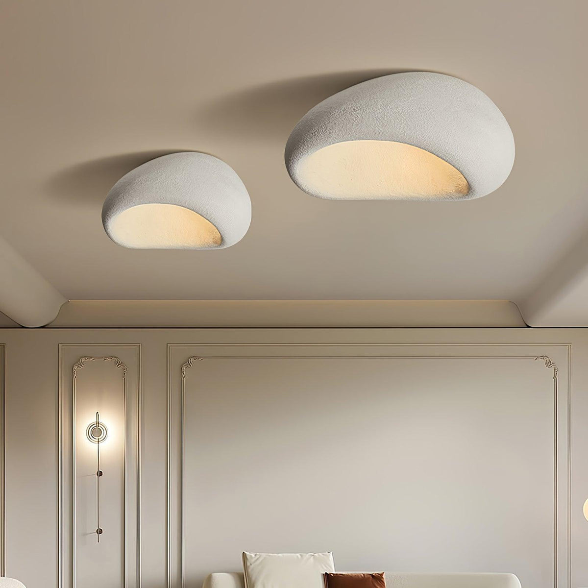 Celestia Textured Cloud Ceiling Light – view 3