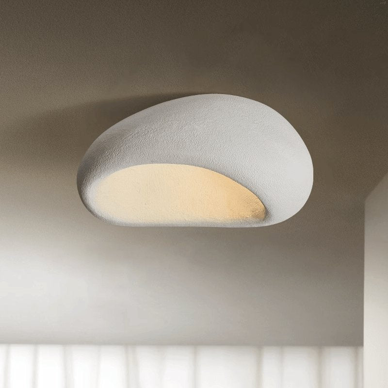 Celestia Textured Cloud Ceiling Light – White texture