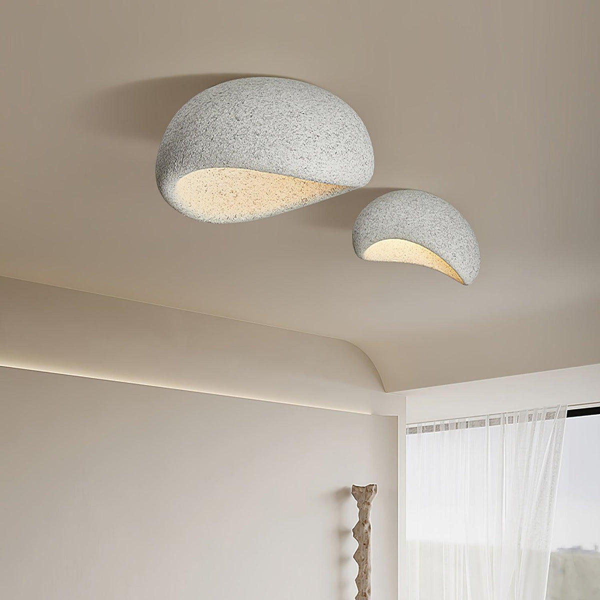 Celestia Textured Cloud Ceiling Light – view 5