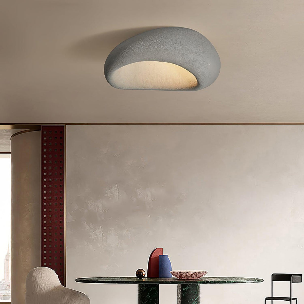 Celestia Textured Cloud Ceiling Light – view 8