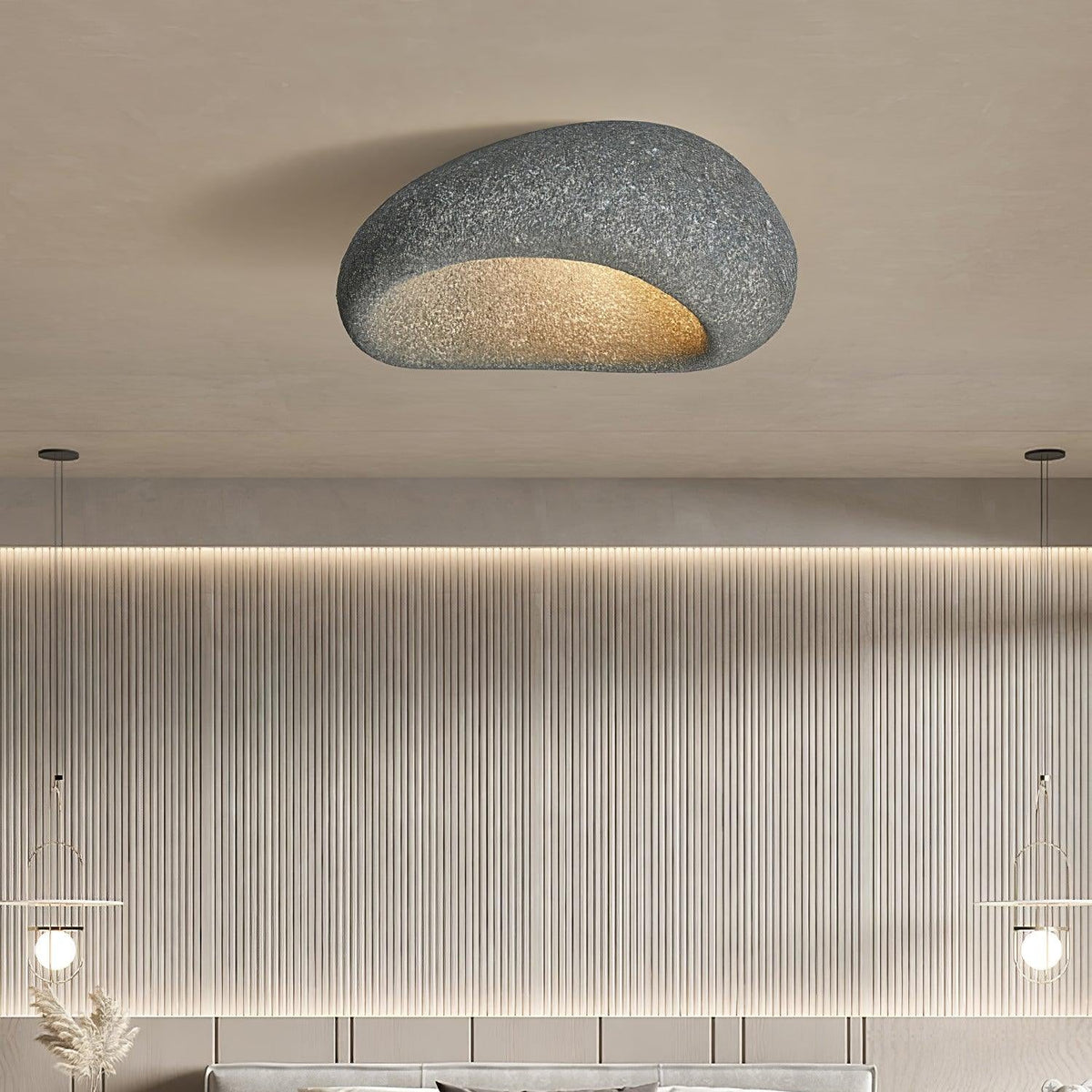 Celestia Textured Cloud Ceiling Light – view 9