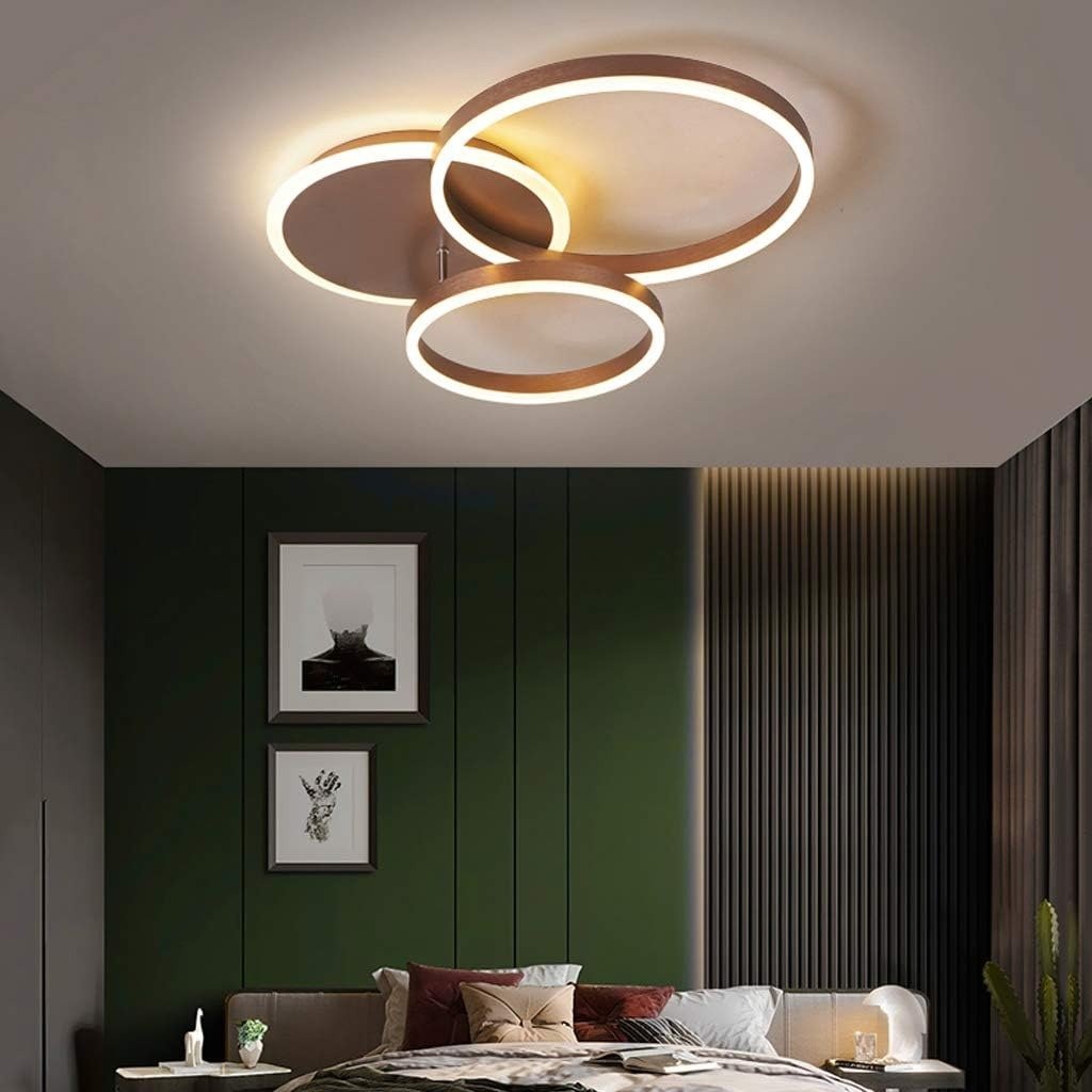 Circle Interlocking Ring LED Flush Mount – view 7