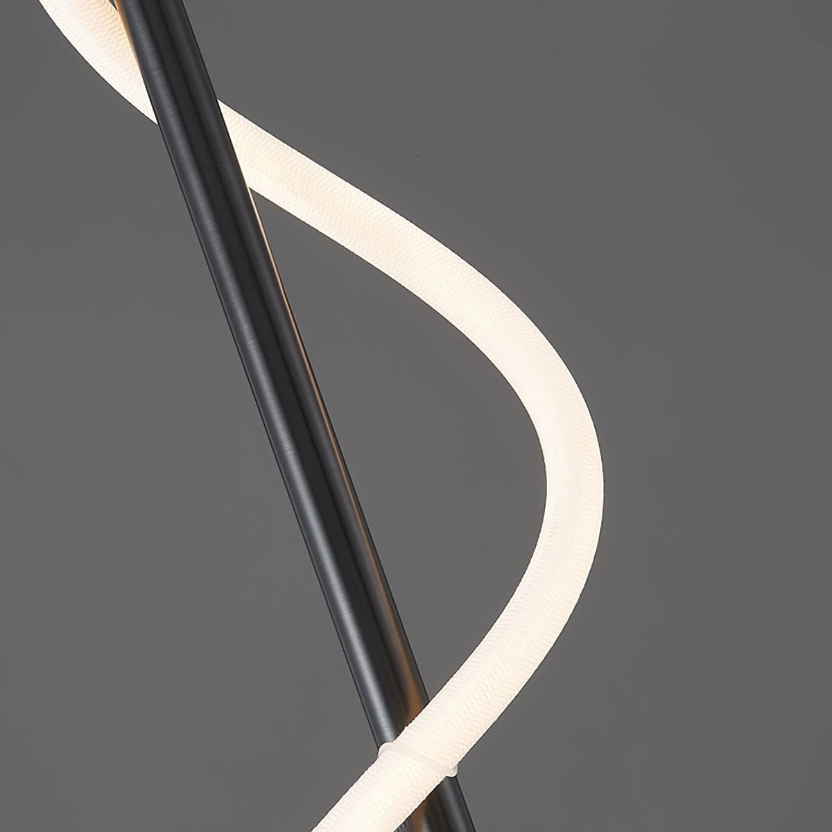 Detail of Alvito integrated LED showing warm 3000K light color
