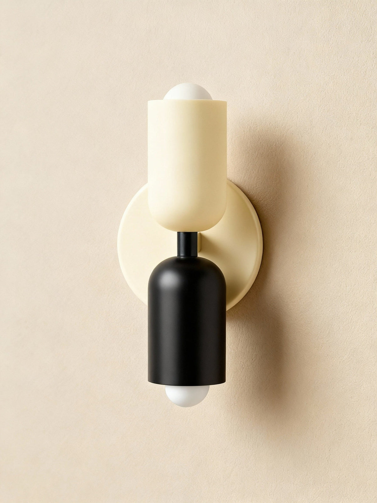 Wall Sconces Modern Dual Light Up Down Cylinder Dome Shade Indoor Wall Lamp