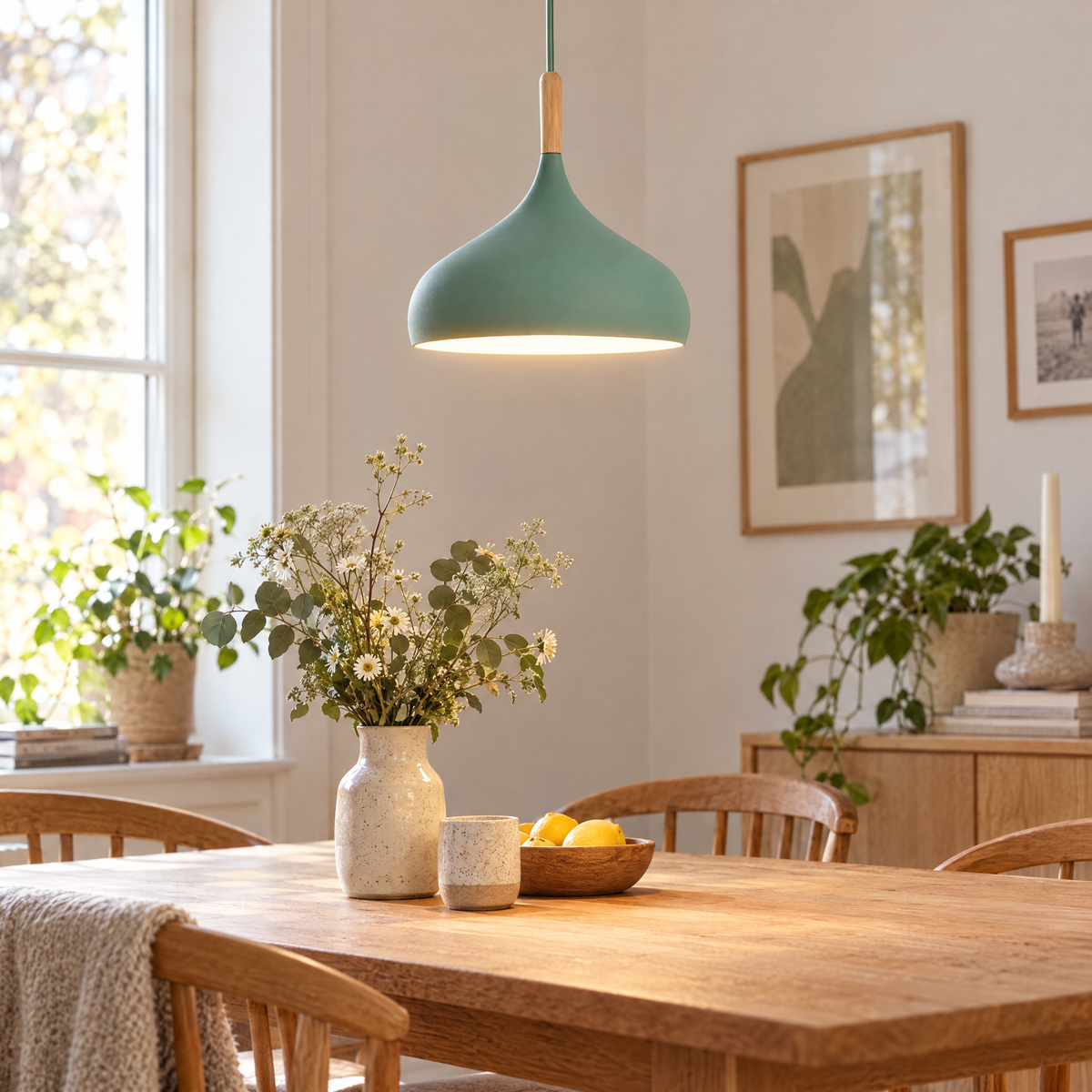 Colorful Nordic Pendant Light with Minimalist Design | lifestyle