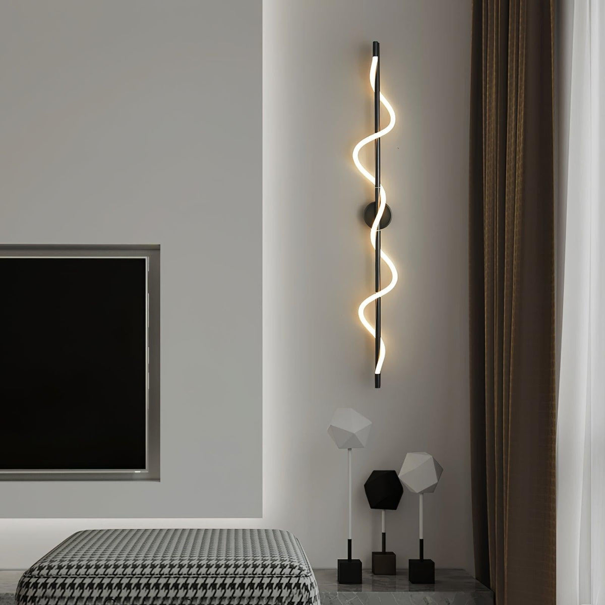 Size comparison of Alvito sconce heights, 60cm to 120cm variants