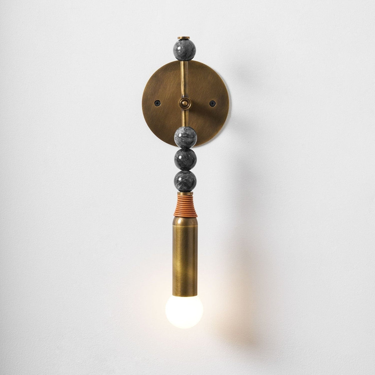 Torto sconce variant lineup, studio view