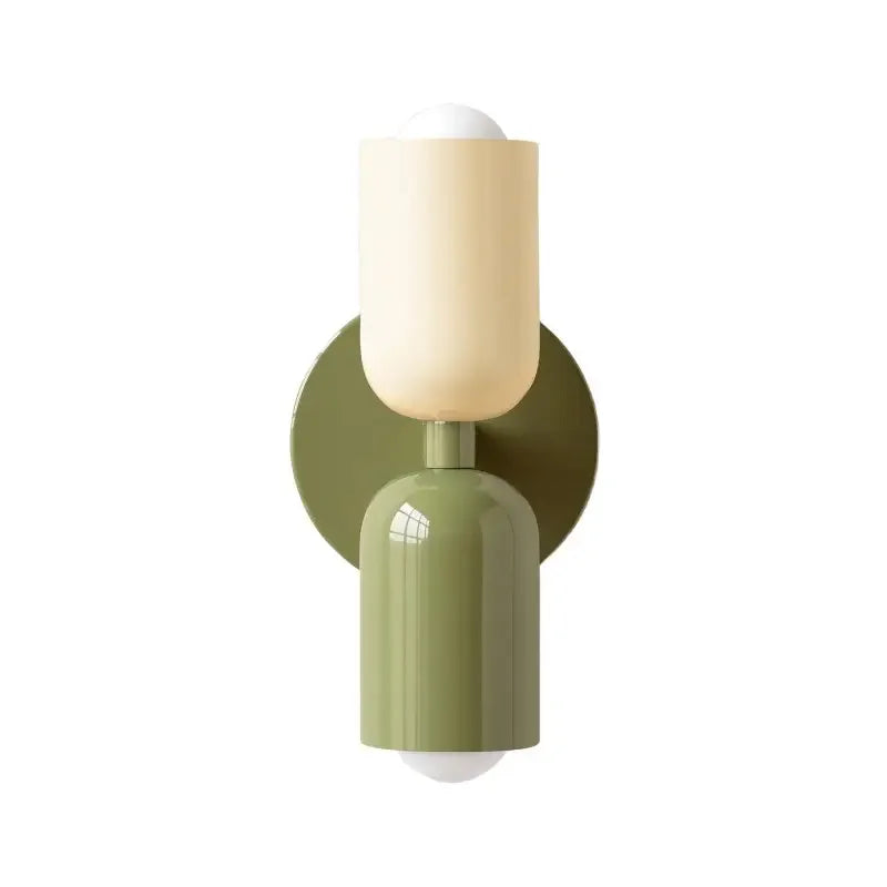 Wall Sconces for Living Room 2-Light Up Down Dome Shade Bedroom Bedside Lighting