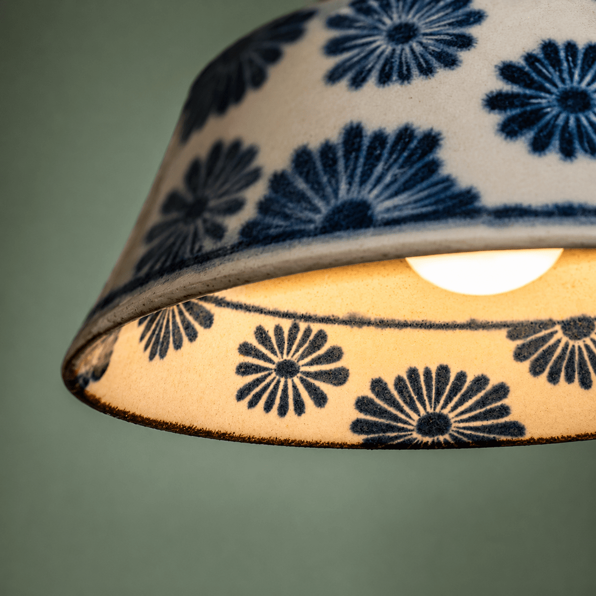 Wei | Retro Ceramic Pendant Light - Luma House