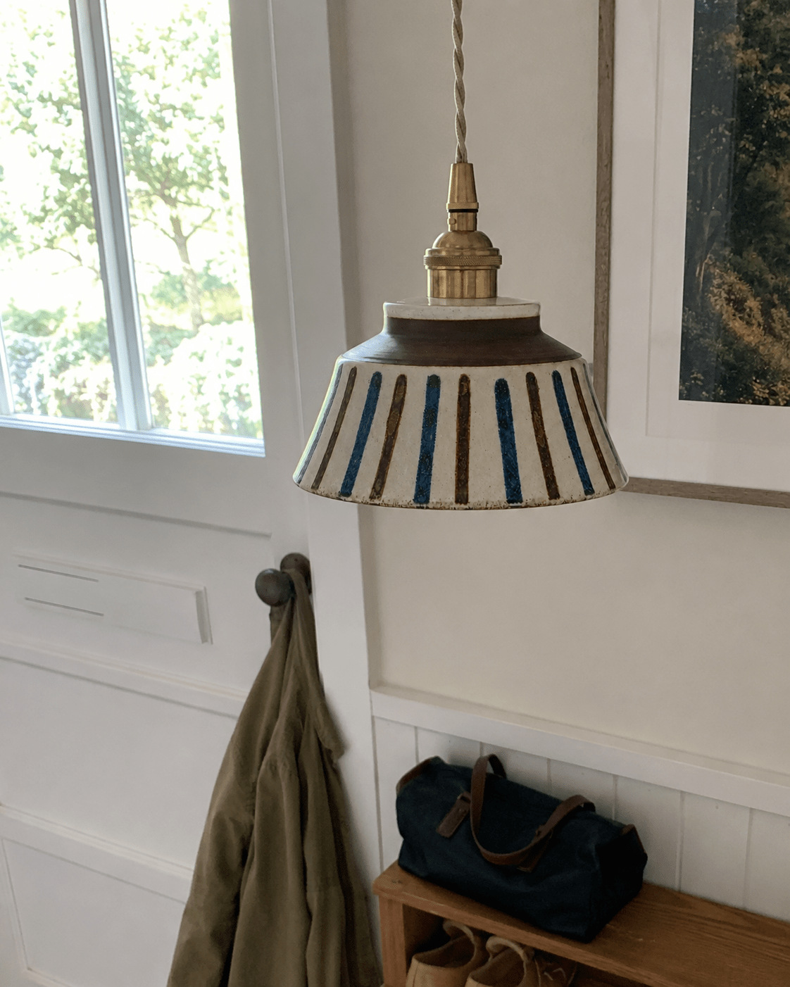 Wei | Retro Ceramic Pendant Light - Luma House