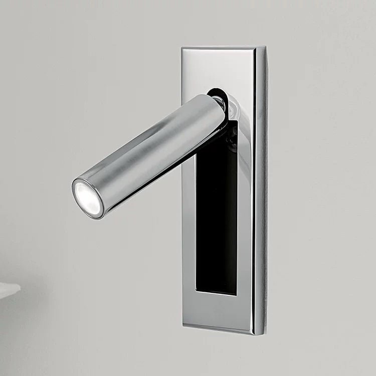 Reading Lamp Recessed Wall Mount Adjustable Spotlight Head Button Switch Bedside