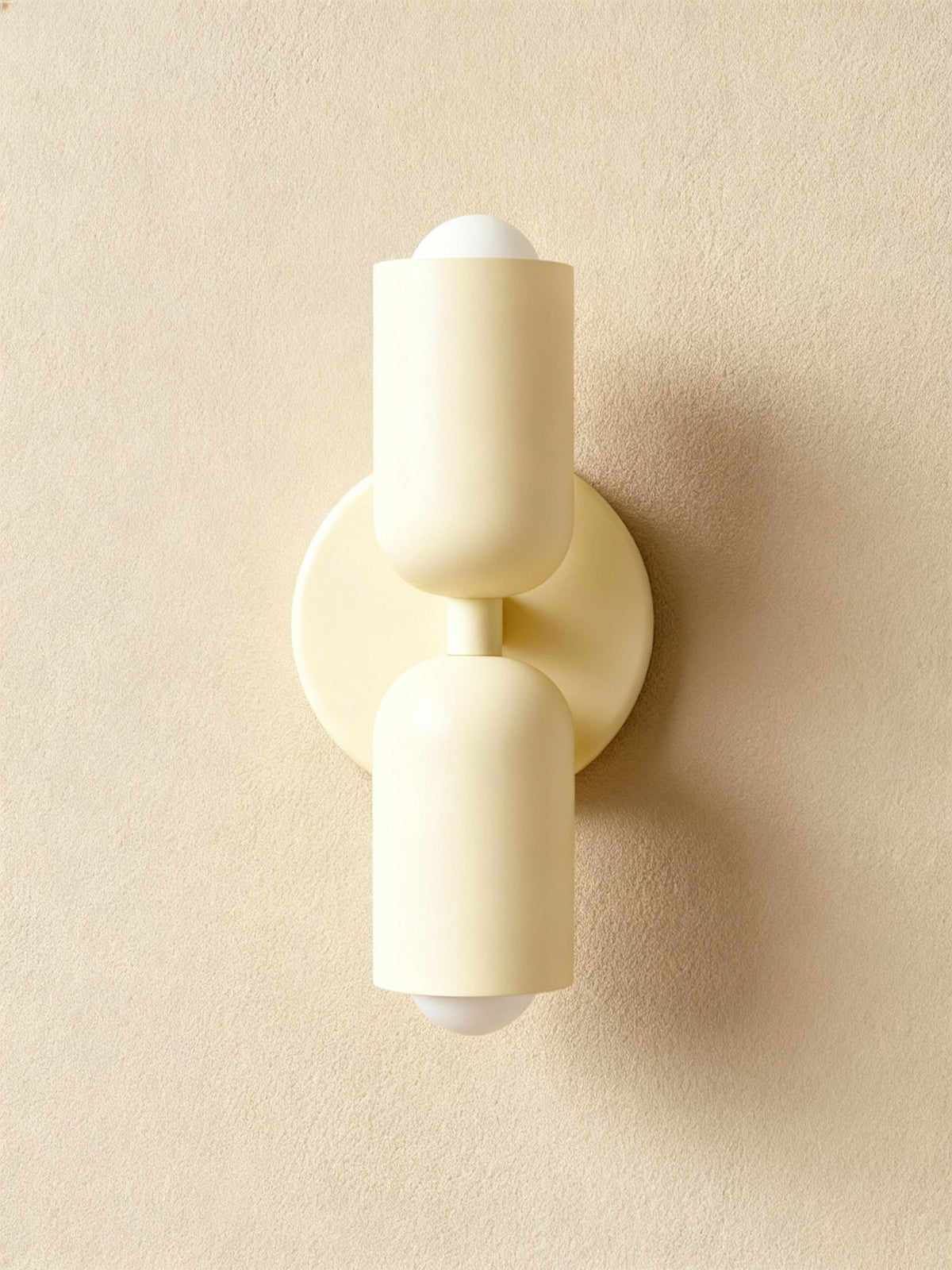 Wall Sconces Modern Dual Light Up Down Cylinder Dome Shade Indoor Wall Lamp