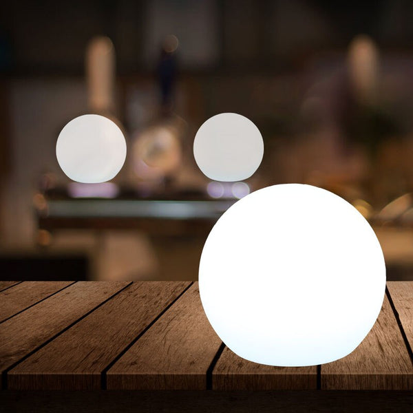 Outdoor LED Lights Cordless Rechargeable Globe Table Lamp Waterproof Indoor Patio Garden