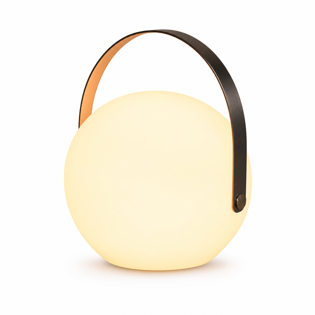LED Table Lamp Portable Dimmable Globe Night Light Remote Control Timer Bedside