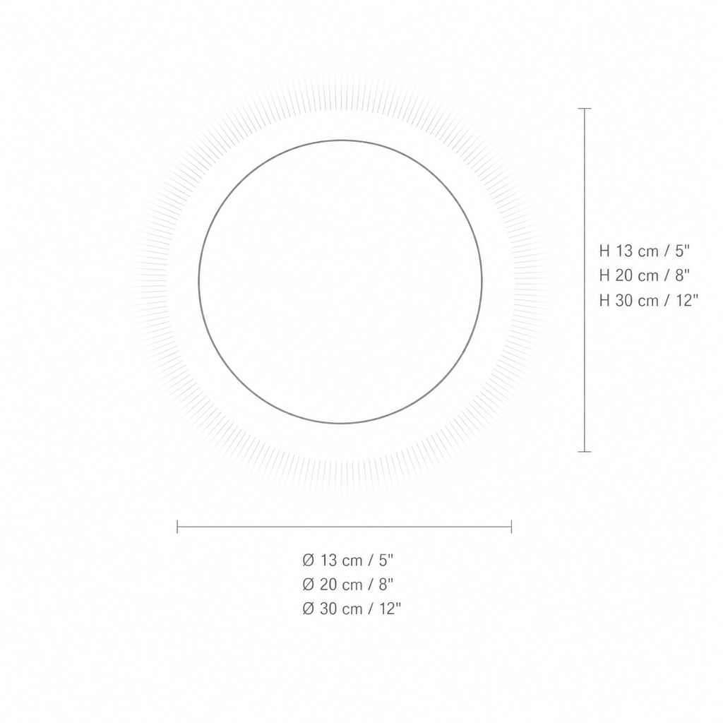LED Lamps for Home Round Wall Sconce Backlit Halo Glow Indoor Accent Lighting