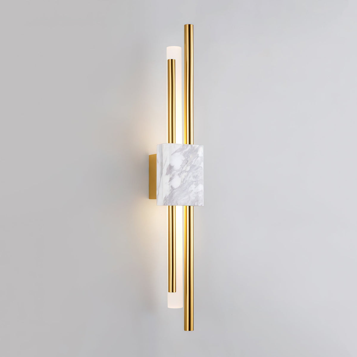 Alcochete wall sconce gold frame finish detail