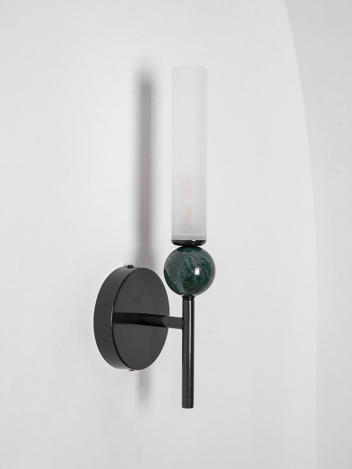 Aljezur wall sconce green marble option with unique veining