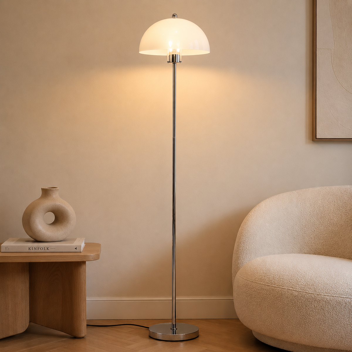 Atelier Floor Lamp – Milky White