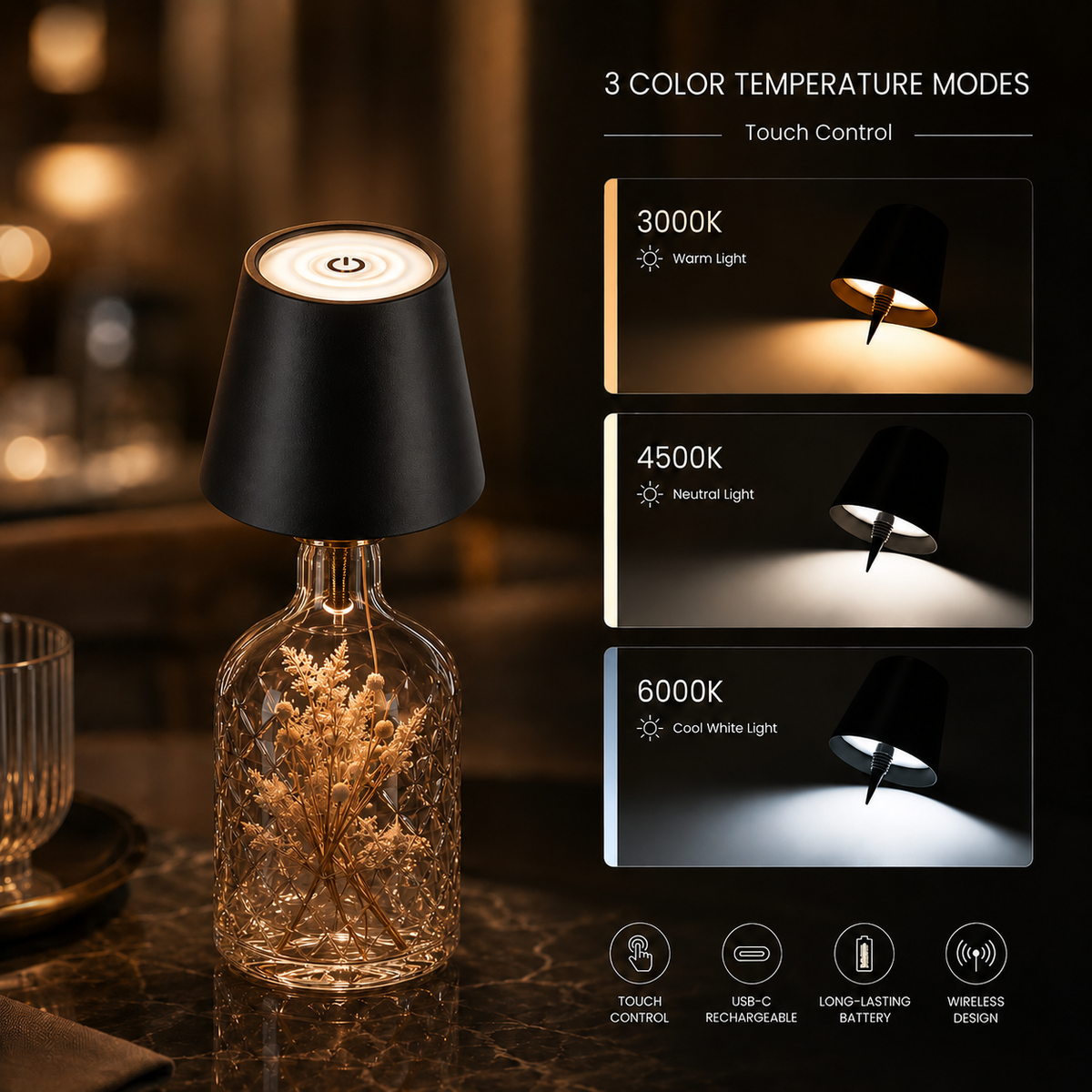 Bottle Stopper Lamp