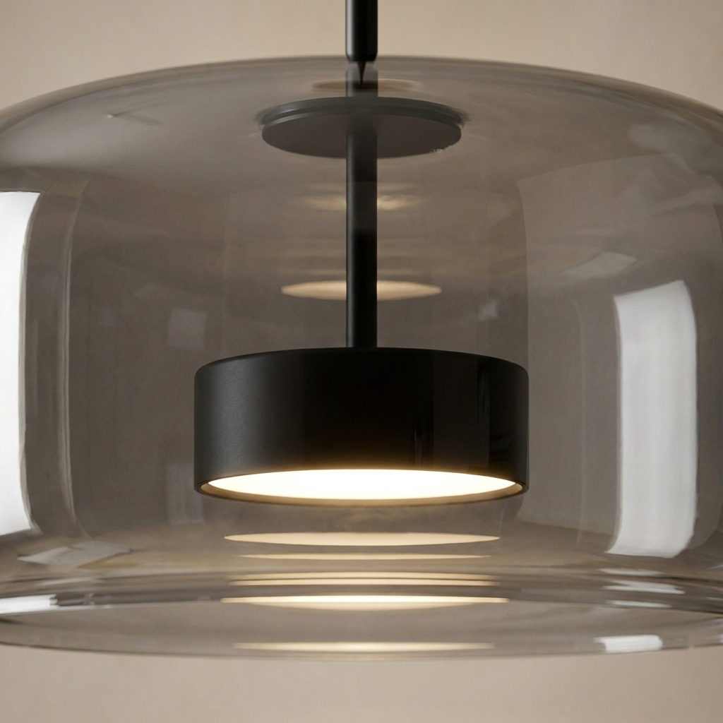 Vesper - Ashtray Glass Bedside Chandelier