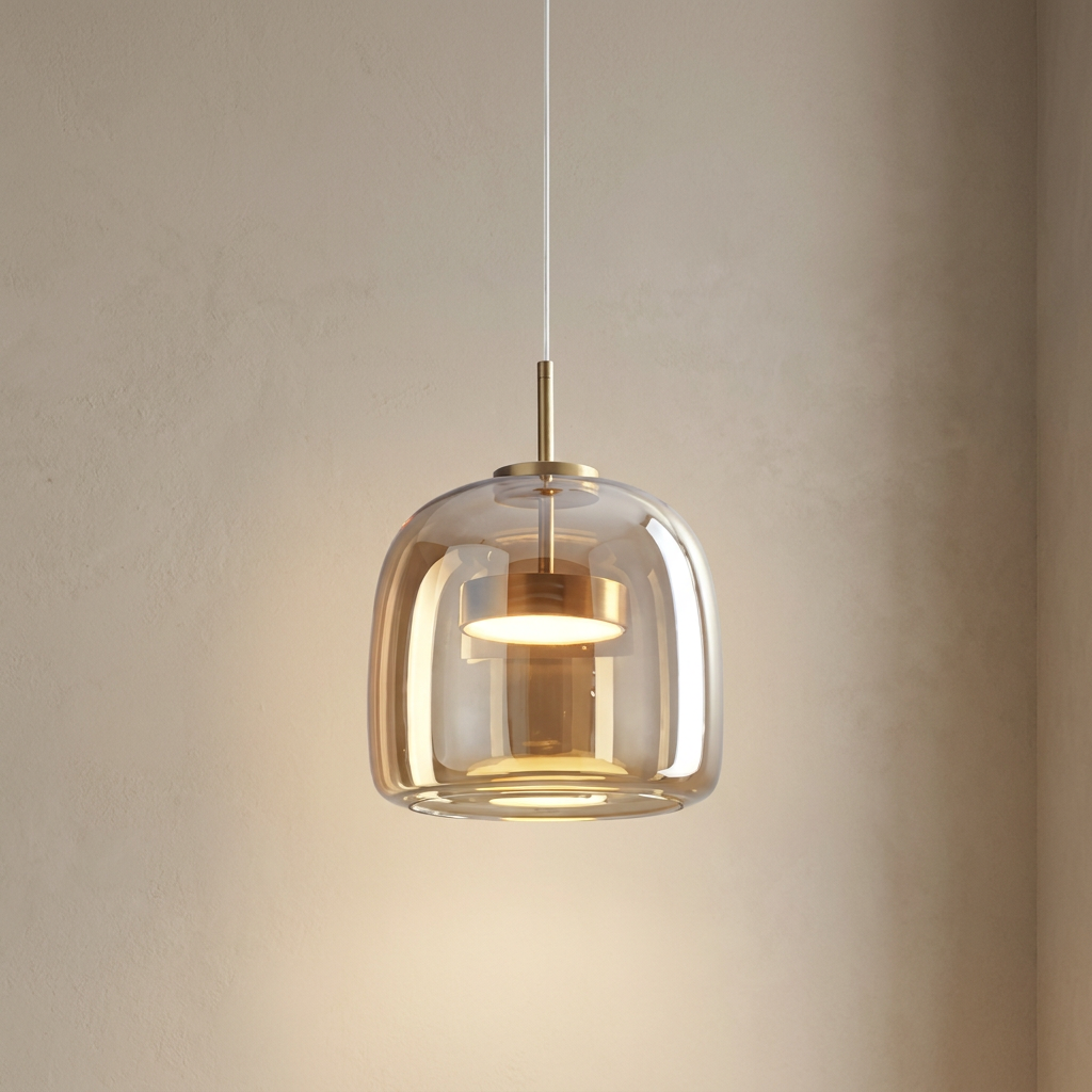 Vesper - Ashtray Glass Bedside Chandelier