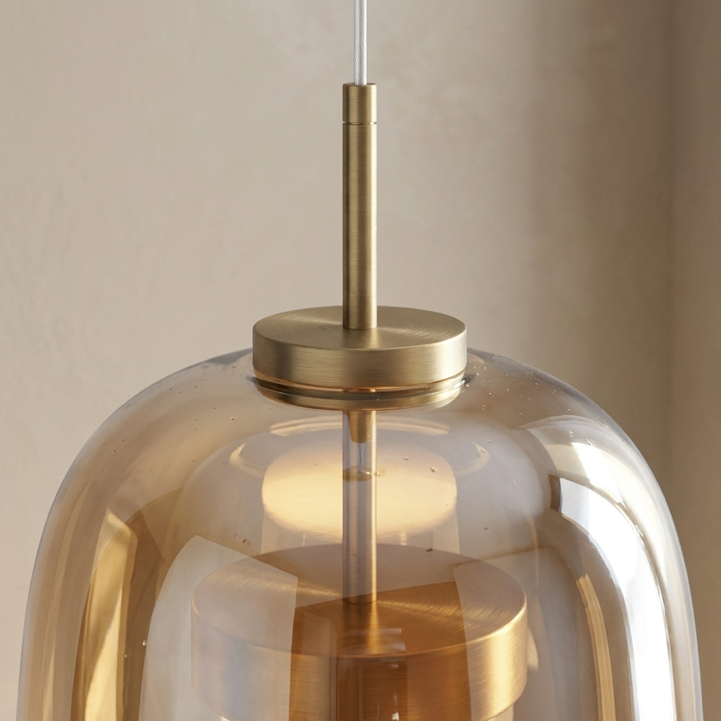 Vesper - Ashtray Glass Bedside Chandelier