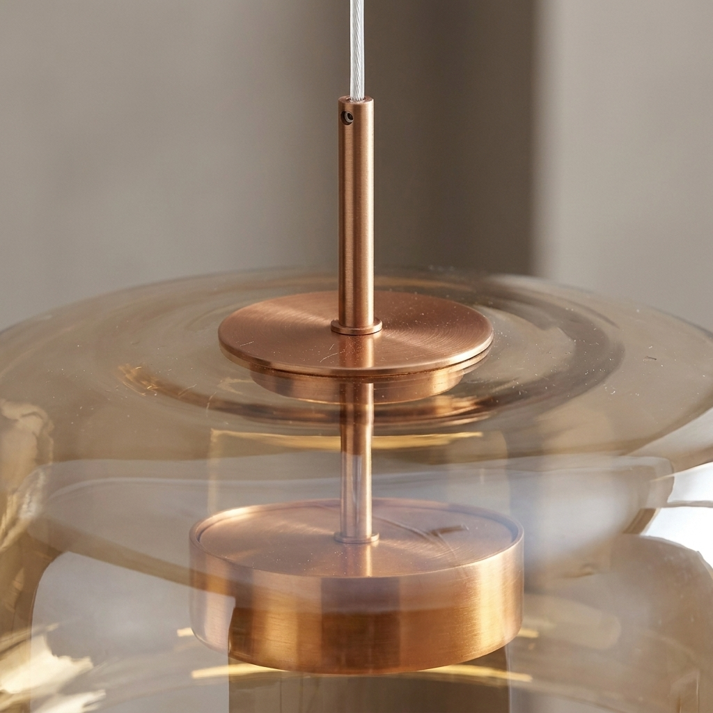Vesper - Ashtray Glass Bedside Chandelier