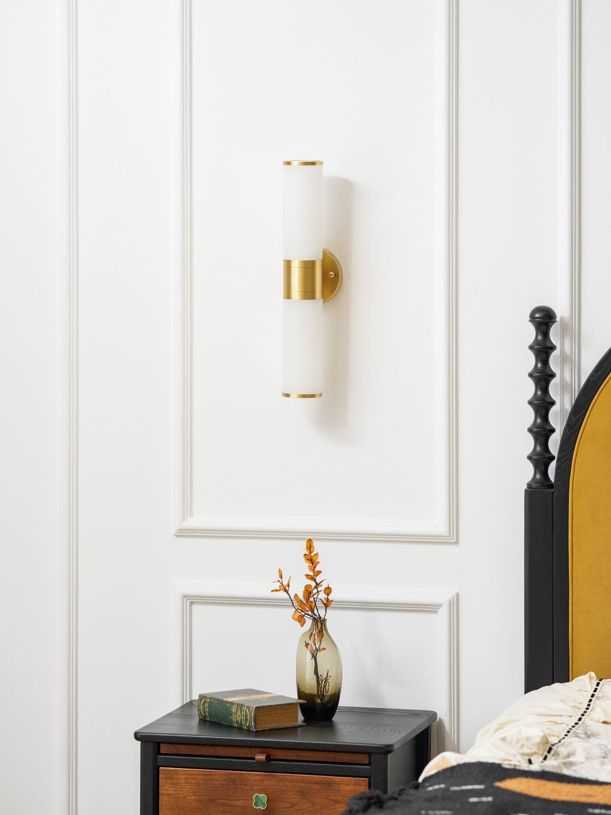Beja installation in room setting, wall placement
