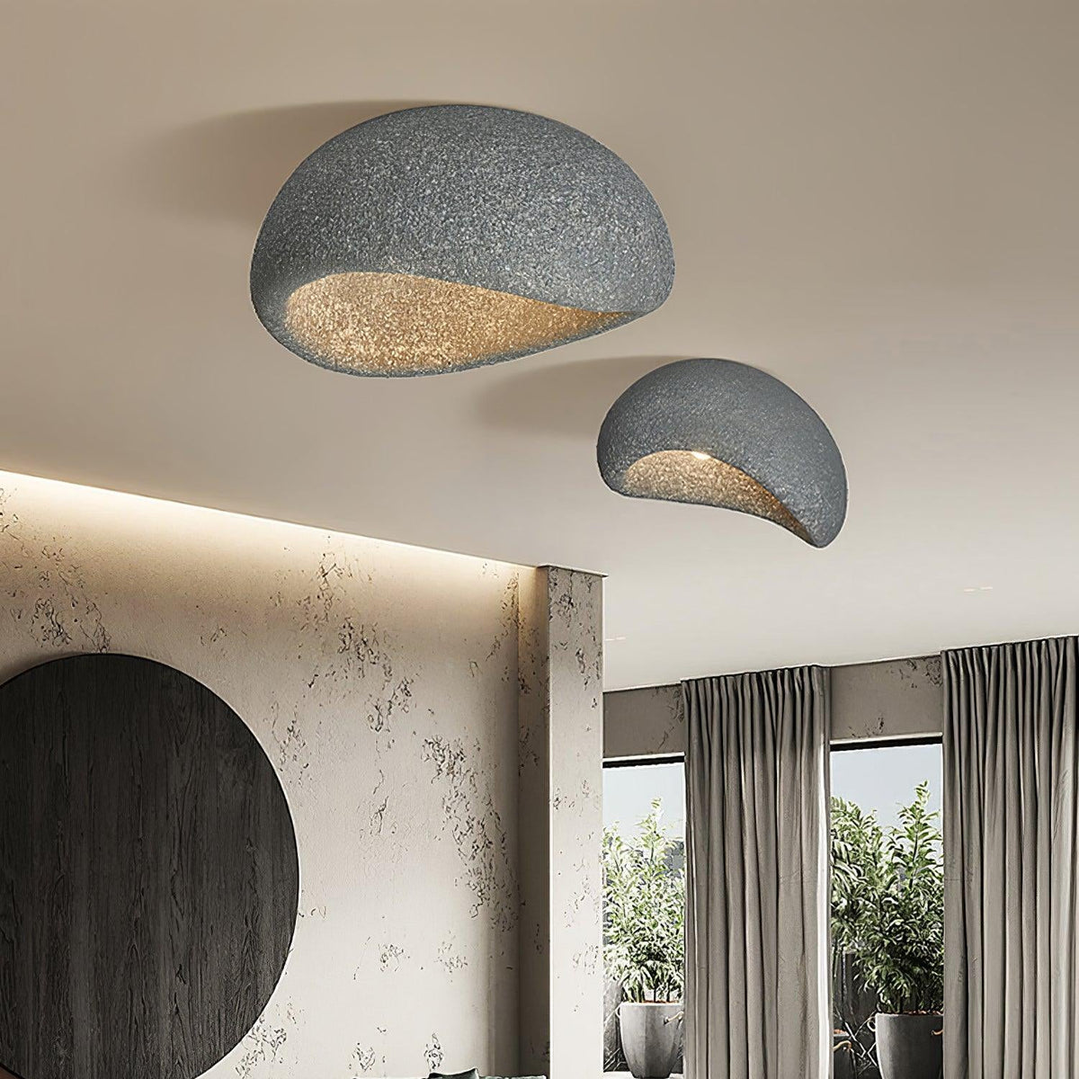 Celestia Textured Cloud Ceiling Light – view 7