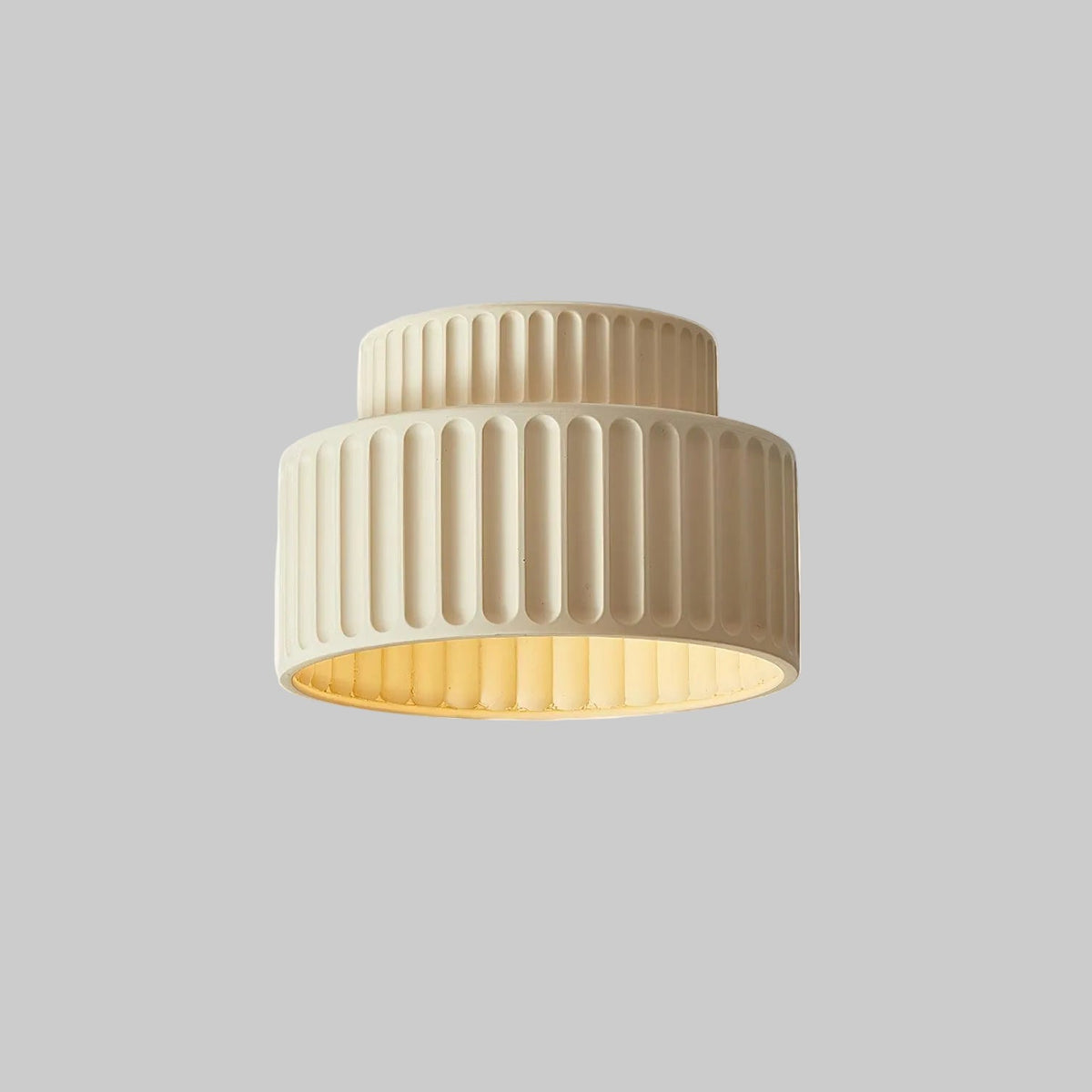 Kami Sculpted Resin Ceiling Light