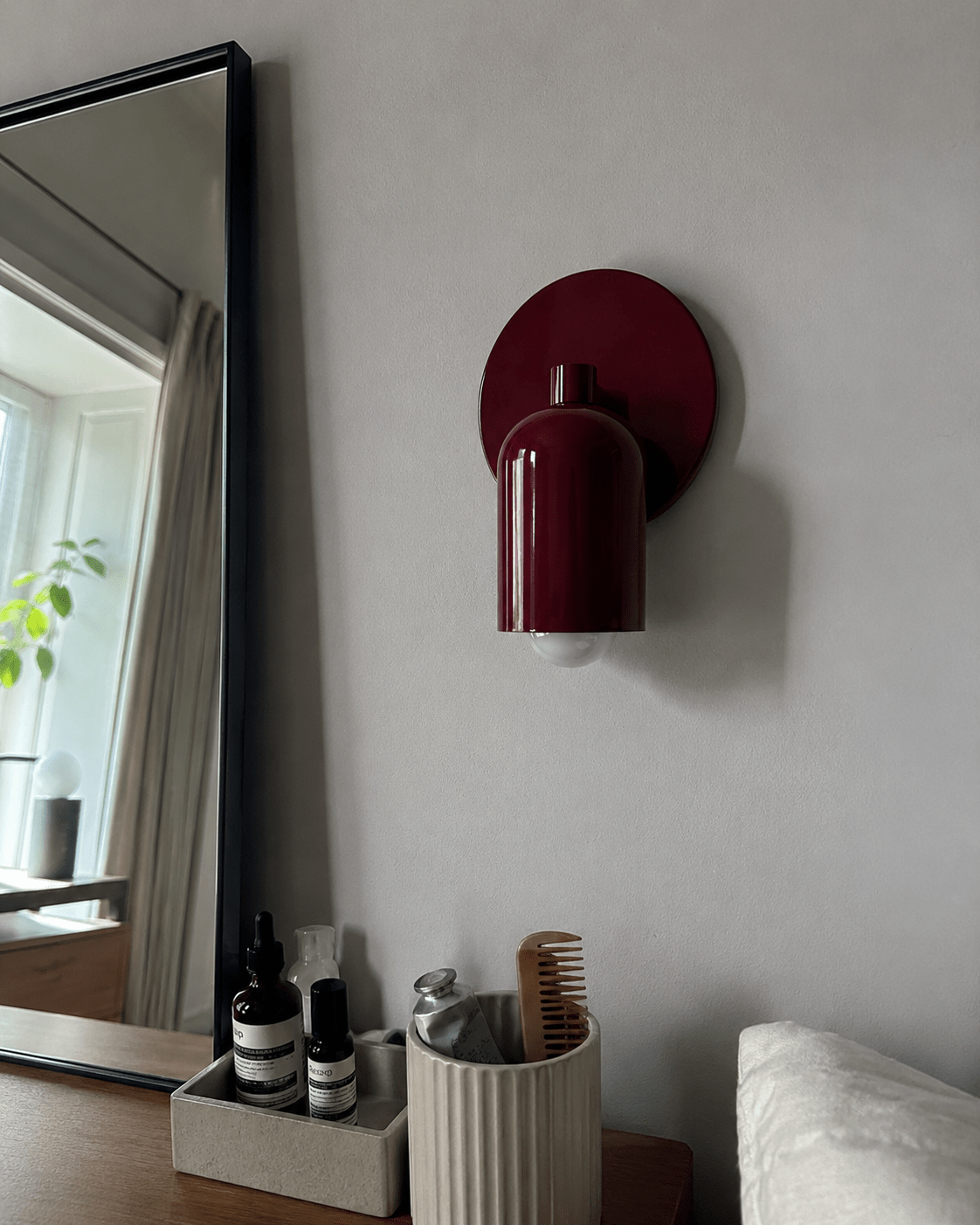 Saga | Nordic Glass Wall Sconce - Luma House