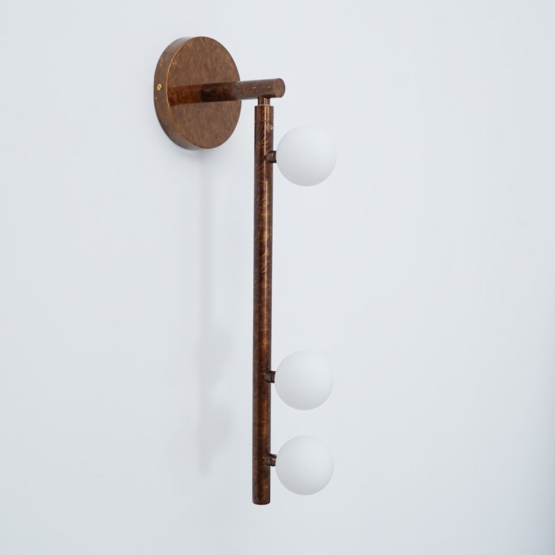 Seven-B sconce showing light diffusion pattern