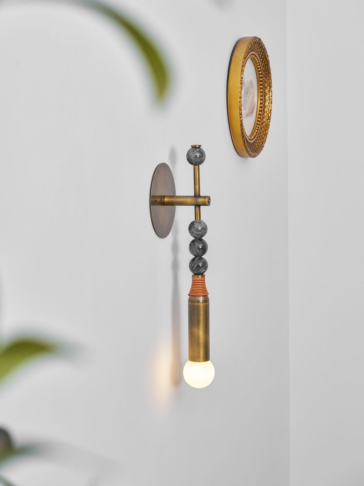 Torto sconce installed in contemporary kitchen